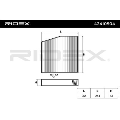 Cabin Air Filter RIDEX 424I0504 424I0504 - photo 6