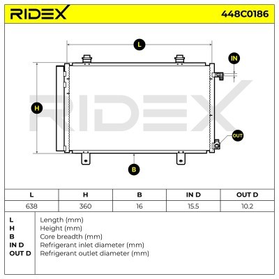 A/C condenser 448C0186 - photo 4