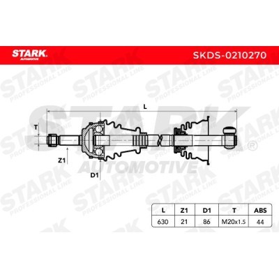 Drive Shaft Stark SKDS-0210270 SKDS-0210270 - photo 8