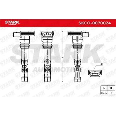 Ignition Coil Stark SKCO-0070024 SKCO-0070024 - photo 5