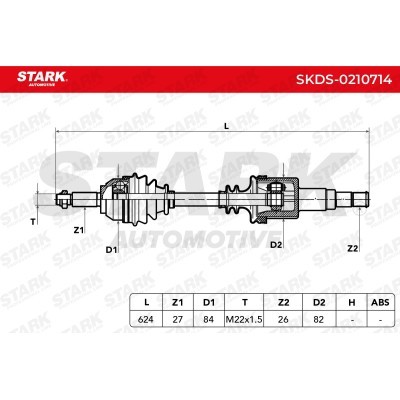 Drive Shaft Stark SKDS-0210714 SKDS-0210714 - photo 7