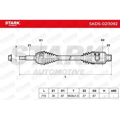 Drive Shaft Stark SKDS-0211092 SKDS-0211092 - photo 7