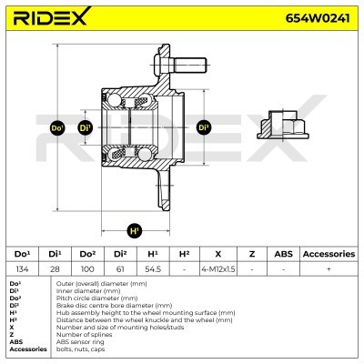 Wheel Bearing RIDEX 654W0241 654W0241 - photo 5