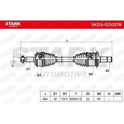Drive Shaft Stark SKDS-0210378 SKDS-0210378 - photo 5