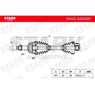 Drive Shaft Stark SKDS-0210301 SKDS-0210301 - photo 4