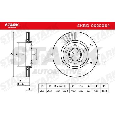 Brake Disc Stark SKBD-0020064 SKBD-0020064 - photo 8
