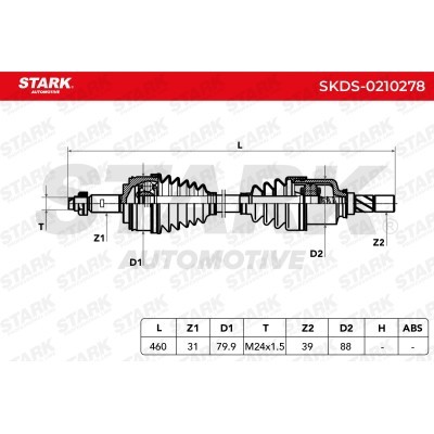 Drive Shaft Stark SKDS-0210278 SKDS-0210278 - photo 7