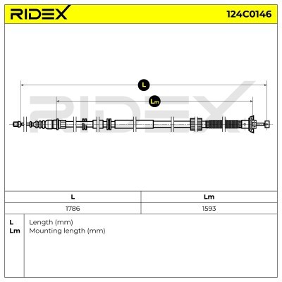 Cable Pull, Parking Brake RIDEX 124C0146 124C0146 - photo 6