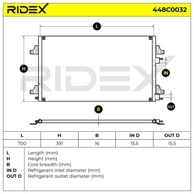 A/C condenser 448C0032 - photo 7