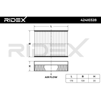 Cabin Air Filter RIDEX 424I0328 424I0328 - photo 5