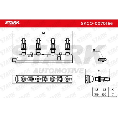 Ignition Coil Stark SKCO-0070166 SKCO-0070166 - photo 4