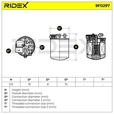 Fuel Filter RIDEX 9F0297 9F0297 - photo 5
