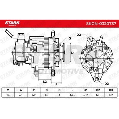 Alternator Stark SKGN-0320737 SKGN-0320737 - photo 7