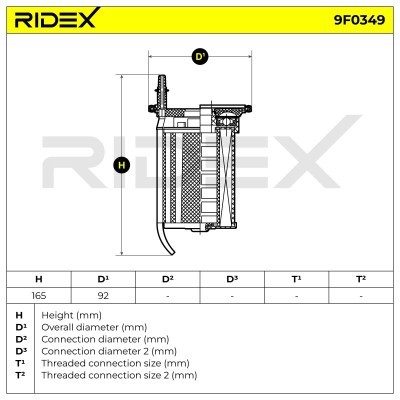 Fuel Filter RIDEX 9F0349 9F0349 - photo 6