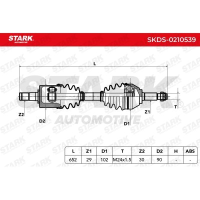 Drive Shaft Stark SKDS-0210539 SKDS-0210539 - photo 7