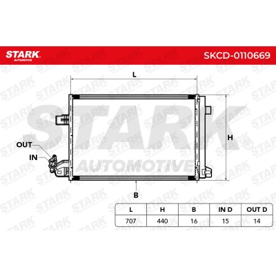 A/C condenser SKCD-0110669 - photo 5