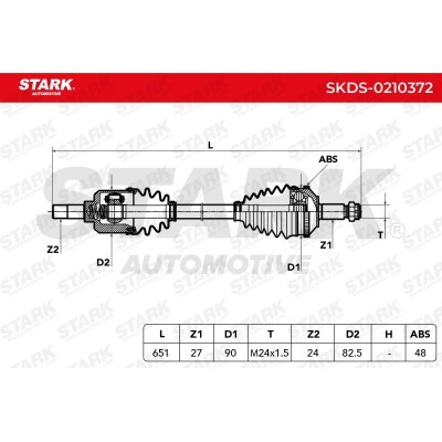Drive Shaft Stark SKDS-0210372 SKDS-0210372 - photo 5
