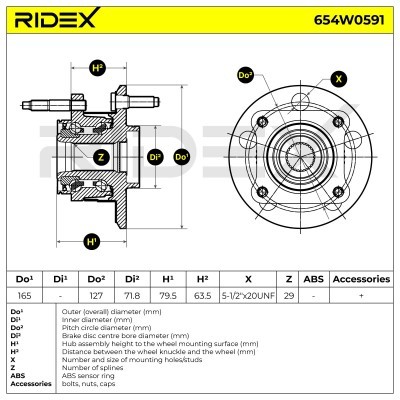 Wheel Bearing RIDEX 654W0591 654W0591 - photo 6