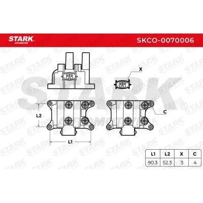 Ignition Coil Stark SKCO-0070006 SKCO-0070006 - photo 4