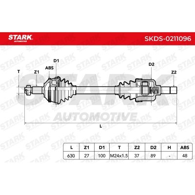 Drive Shaft Stark SKDS-0211096 SKDS-0211096 - photo 6