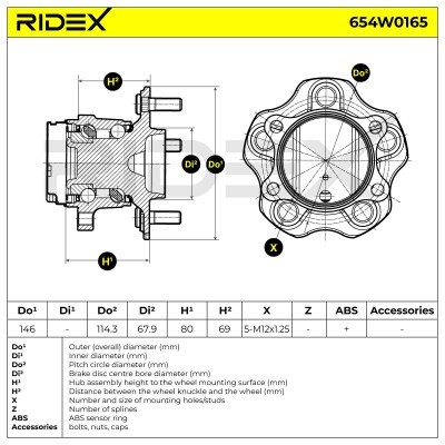 Wheel Bearing RIDEX 654W0165 654W0165 - photo 5