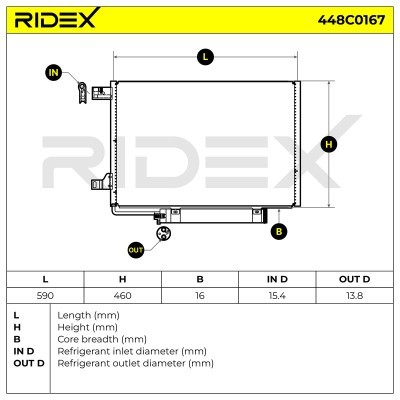 A/C condenser 448C0167 - photo 6