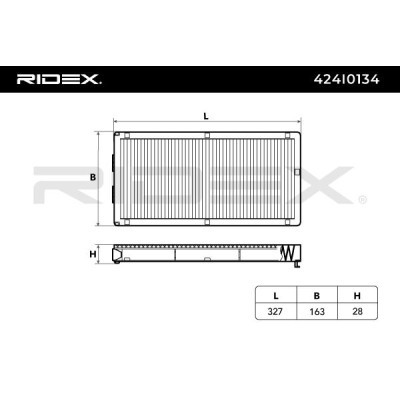 Cabin Air Filter RIDEX 424I0134 424I0134 - photo 6
