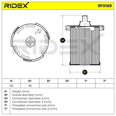 Fuel Filter RIDEX 9F0169 9F0169 - photo 5