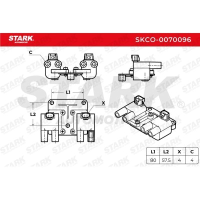 Ignition Coil Stark SKCO-0070096 SKCO-0070096 - photo 3