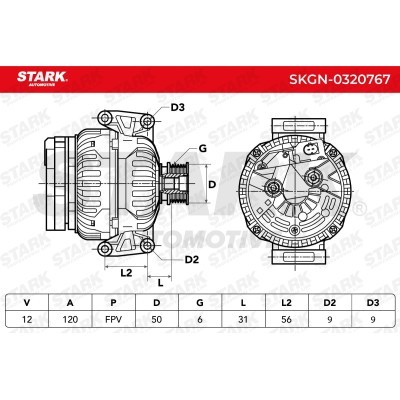 Alternator Stark SKGN-0320767 SKGN-0320767 - photo 7