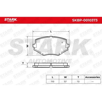 Brake Pads Set Stark SKBP-0010373 SKBP-0010373 - photo 6