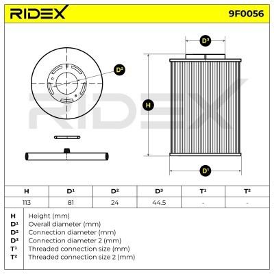 Fuel Filter RIDEX 9F0056 9F0056 - photo 4