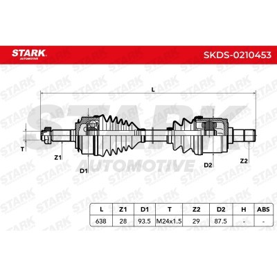 Drive Shaft Stark SKDS-0210453 SKDS-0210453 - photo 7