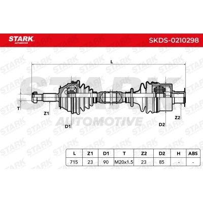 Drive Shaft Stark SKDS-0210298 SKDS-0210298 - photo 7