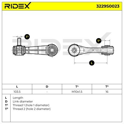 Stabilizer Link RIDEX 3229S0023 3229S0023 - photo 5