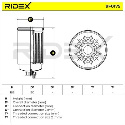 Fuel Filter RIDEX 9F0175 9F0175 - photo 4