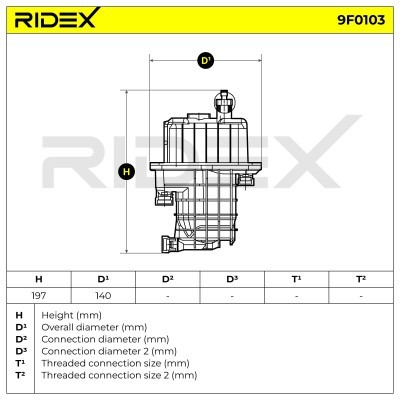 Fuel Filter RIDEX 9F0103 9F0103 - photo 5