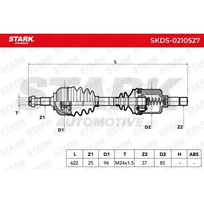 Drive Shaft Stark SKDS-0210527 SKDS-0210527 - photo 6
