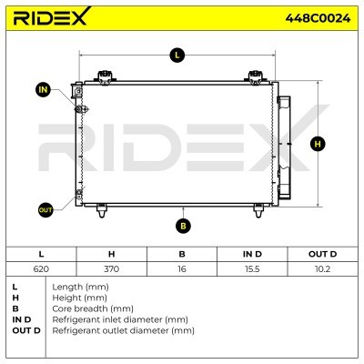 A/C condenser 448C0024 - photo 7