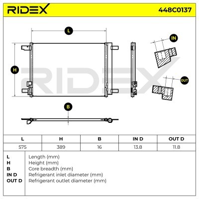 A/C condenser 448C0137 - photo 8