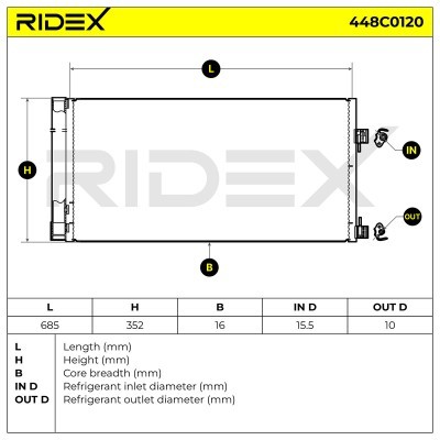 A/C condenser 448C0120 - photo 8