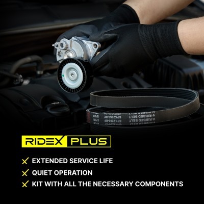 Drive Belt Kit RIDEX 542R0110P 542R0110P - photo 4