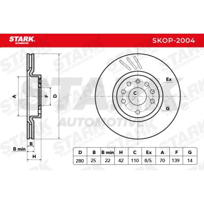 Brake Disc Stark SKOP-2004 SKOP-2004 - photo 8