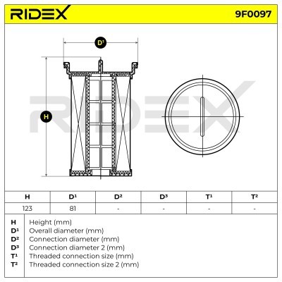 Fuel Filter RIDEX 9F0097 9F0097 - photo 5