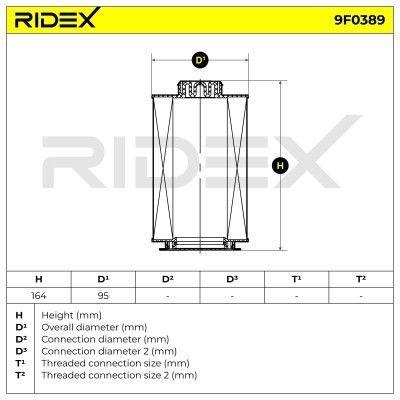 Fuel Filter RIDEX 9F0389 9F0389 - photo 6