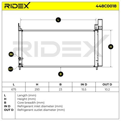 A/C condenser 448C0018 - photo 8