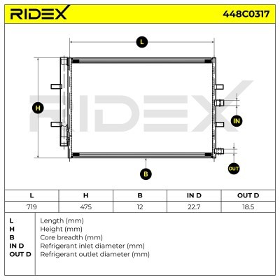 A/C condenser 448C0317 - photo 4