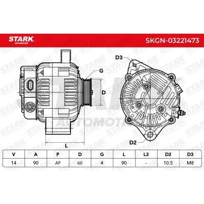 Alternator Stark SKGN-03221473 SKGN-03221473 - photo 7