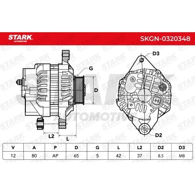 Alternator Stark SKGN-0320348 SKGN-0320348 - photo 8