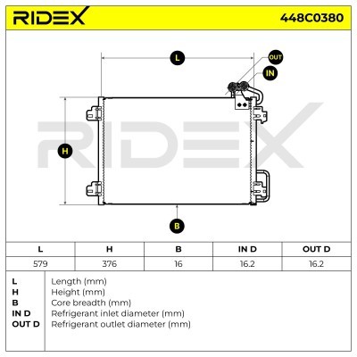 A/C condenser 448C0380 - photo 6